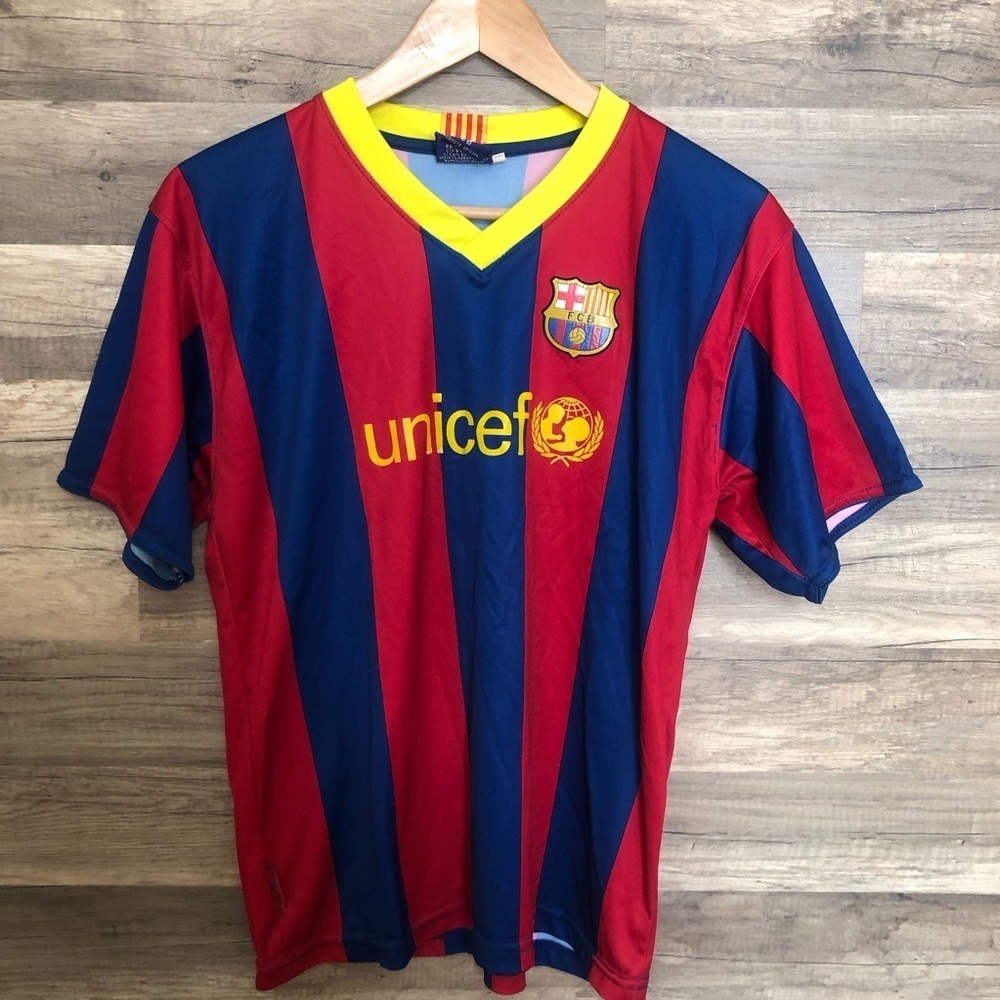 FC Barcelona Official Lionel Messi 10 Soccer Jersey Size 14